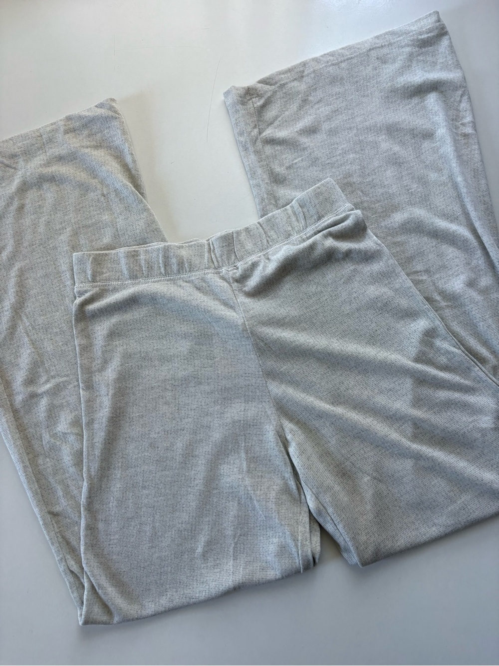 American Threads NWT Grey Wide Leg Pull On Sweats Large